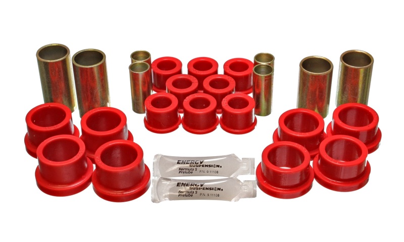 Energy Suspension 70-78 Nissan 240Z/260Z/280Z Red Rear Control Arm Bushing Set - 7.3104R