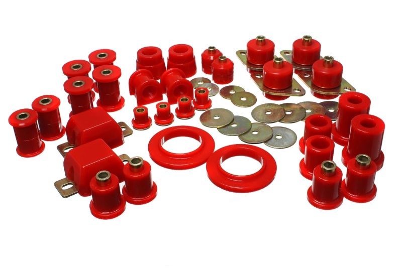 Energy Suspension 05-13 Toyota Tacoma 4WD/Prerunner 2WD Red Hyper-Flex Master Bushing Set - 8.18113R