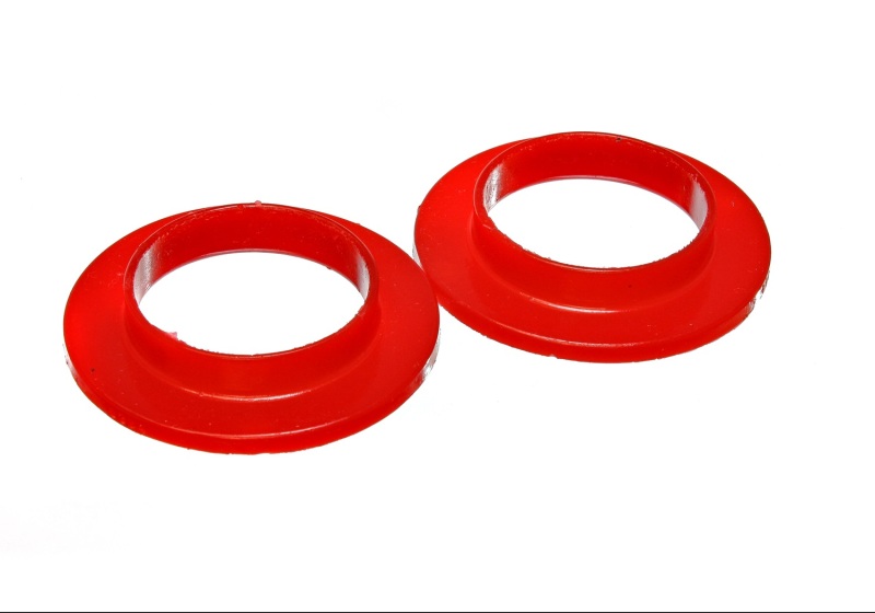 Energy Suspension Universal 2 3/16in ID 3 1/2in OD 11/16in H Red Coil Spring Isolators (2 per set) - 9.6103R