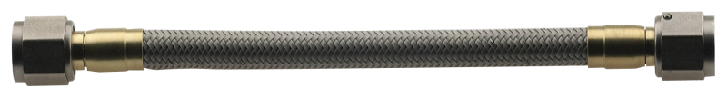 Fragola -6AN Hose Assembly Straight x Straight Steel Nut 12in - 370012