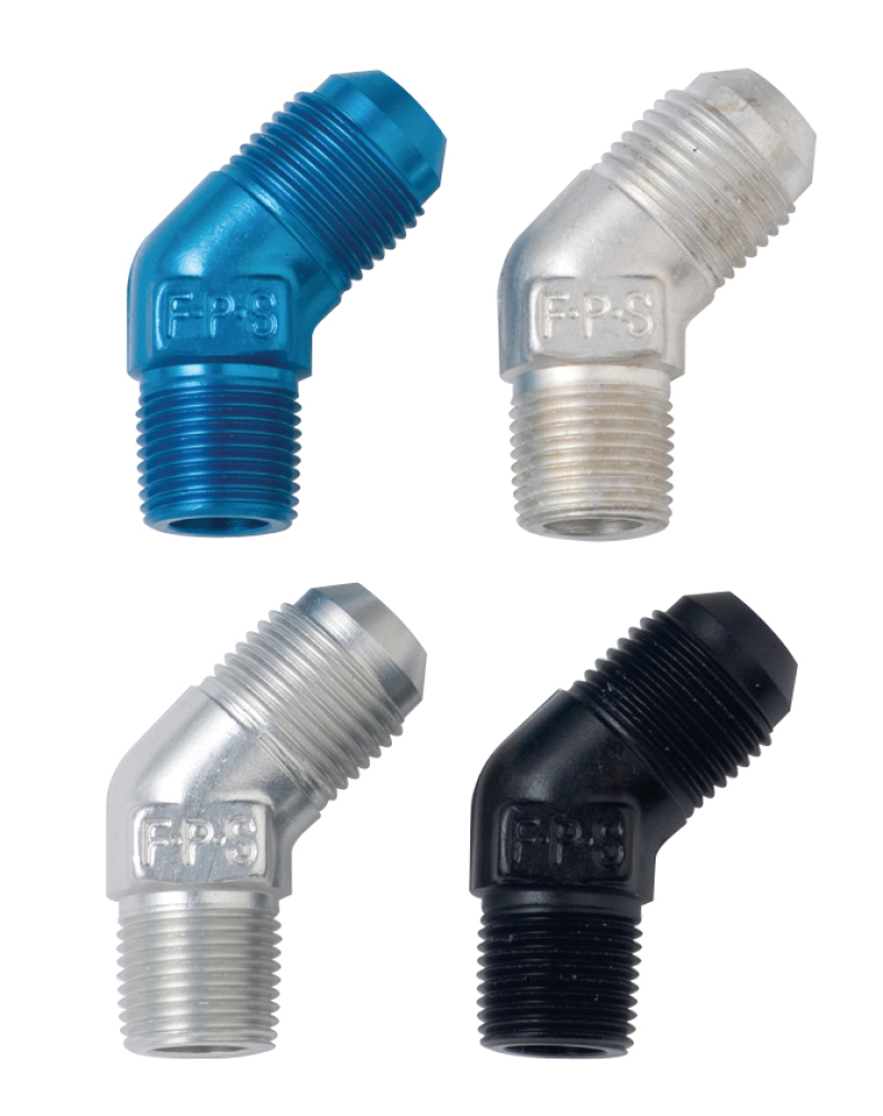 Fragola -4AN x 1/4 NPT 45 Degree Adapter - 482344