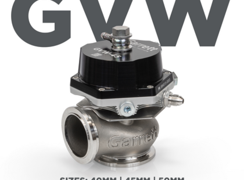 Garrett GVW-45 45mm Wastegate Kit - Black - 908828-0003
