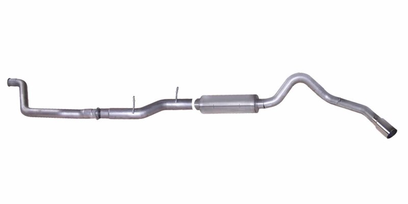 Gibson 03-07 Ford F-250 Super Duty Lariat 6.0L 4in Turbo-Back Single Exhaust - Stainless - 619615