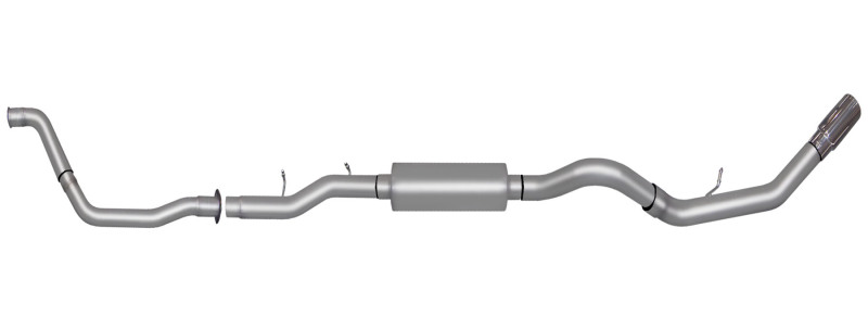 Gibson 03-07 Ford F-250 Super Duty XL 6.0L 4in Turbo-Back Single Exhaust - Stainless - 619623