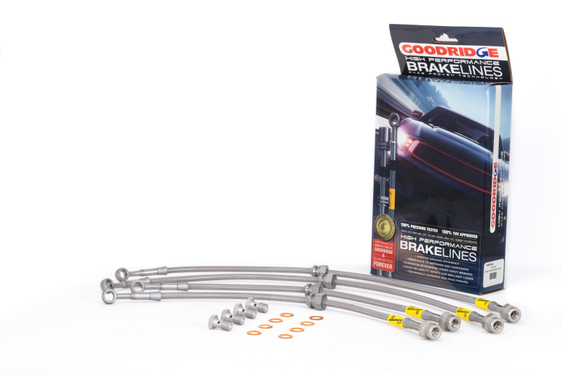 Goodridge 01-03 Mazda Protege 5 / 01-03 Protege (Rear Disc - Inc MP-3/MazdaSpeed) SS Brake Line Kit - 25046