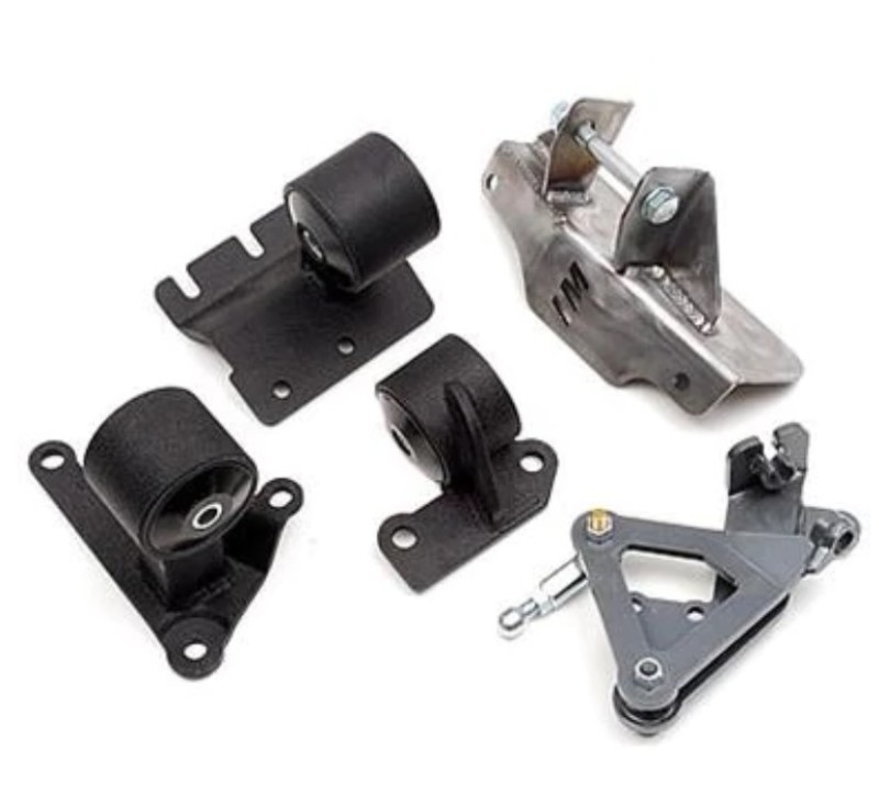 Innovative 88-91 Civic H-Series Black Steel Mounts 95A Bushings (Manual Hydro Actuator) - 29150-95A