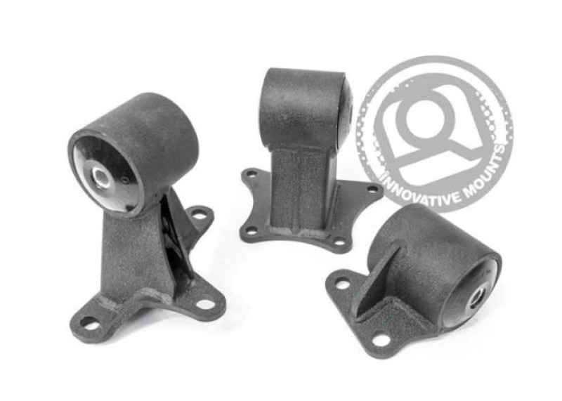 Innovative 94-97 Accord F-Series Black Steel Mounts 85A Bushings (EX Chassis) - 29757-85A