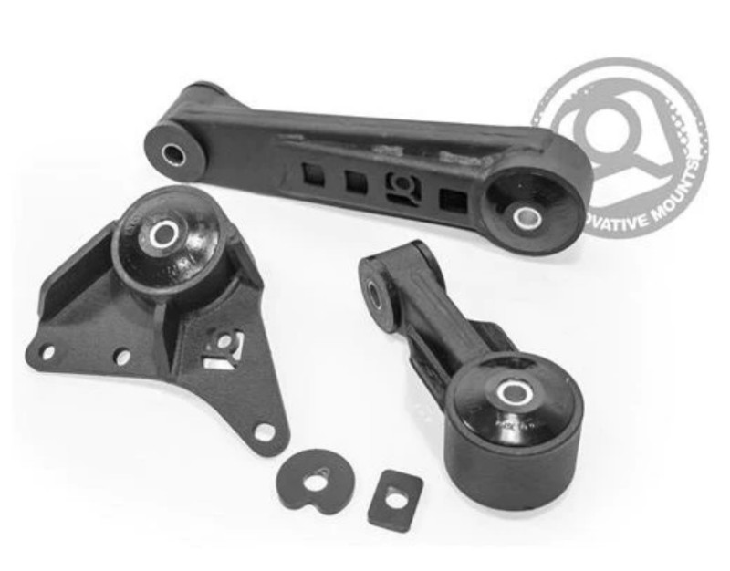 Innovative 03-05 Dodge Neon A853 Black Steel Mounts 75A Bushings - 30550-75A