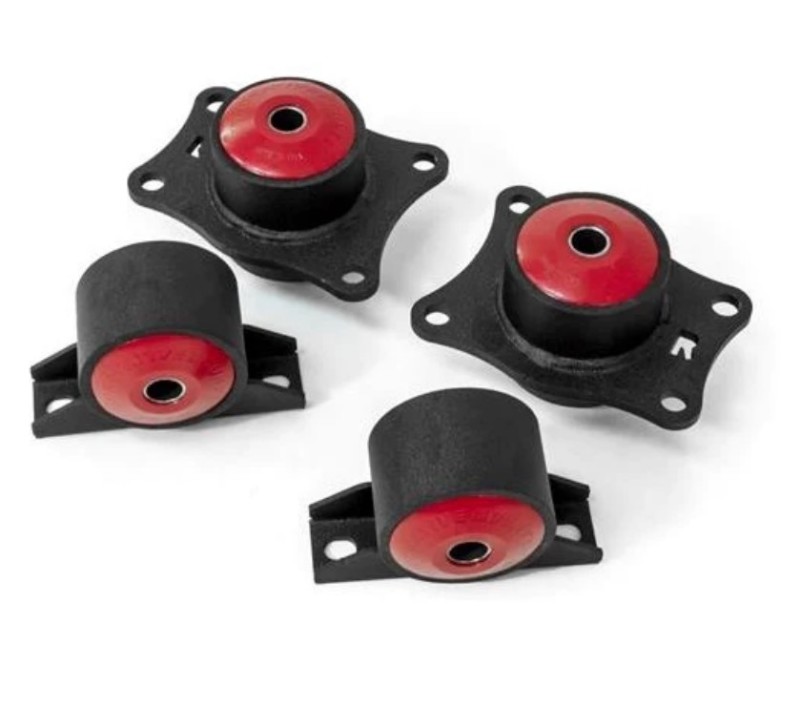 Innovative 00-09 Honda S2000 F-Series Black Aluminum Repl Rear Diff Mount Kit 60A Bushings - 90755-60A