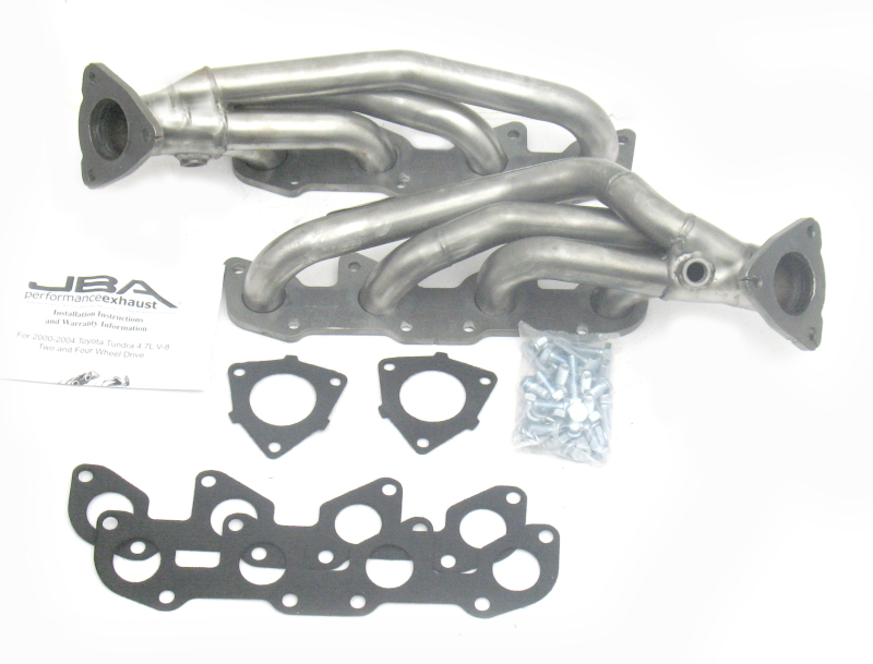 JBA 00-04 Toyota 4.7L V8 1-1/2in Primary Raw 409SS Cat4Ward Header - 2010S