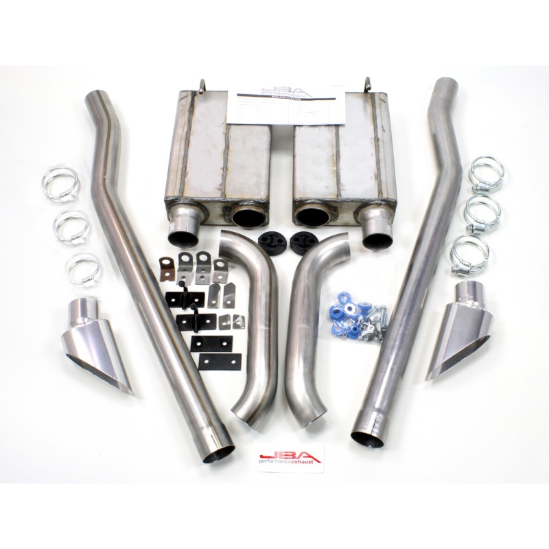 JBA 65-70 Ford Mustang 260-428 409SS Eleanor Style Dual Side Header Back Exhaust - 50-2651