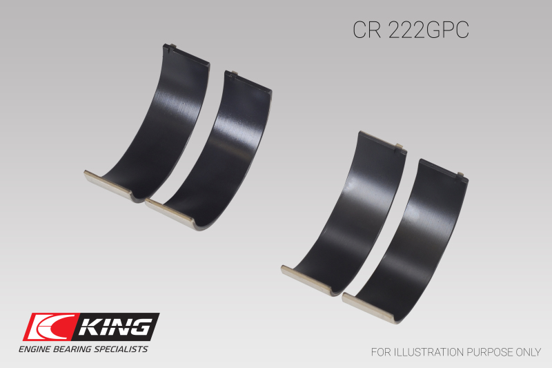 King BMW N55B30A Sputter Replacement (Size STD) Rod Bearing Set (2 Pair) - CR222GPC