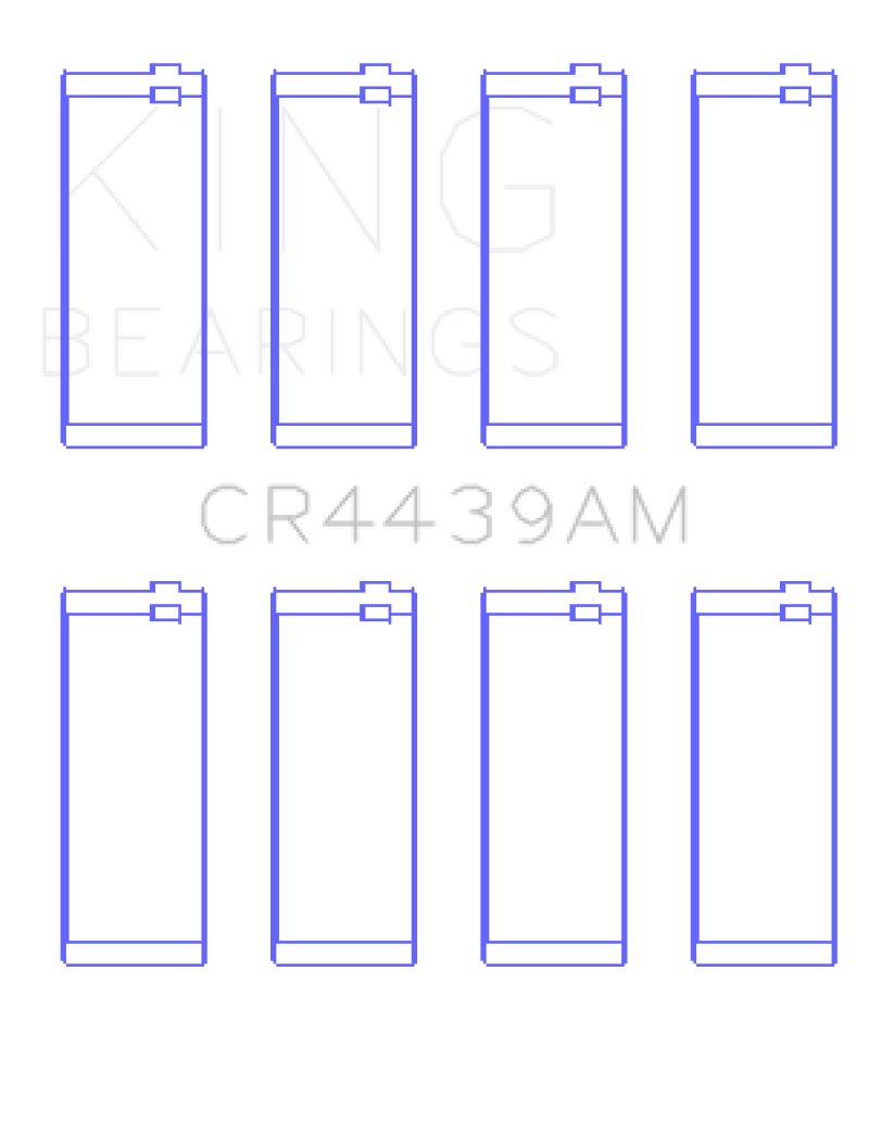 King BMW M10 (Size STD) Rod Bearing Set - CR4439AM