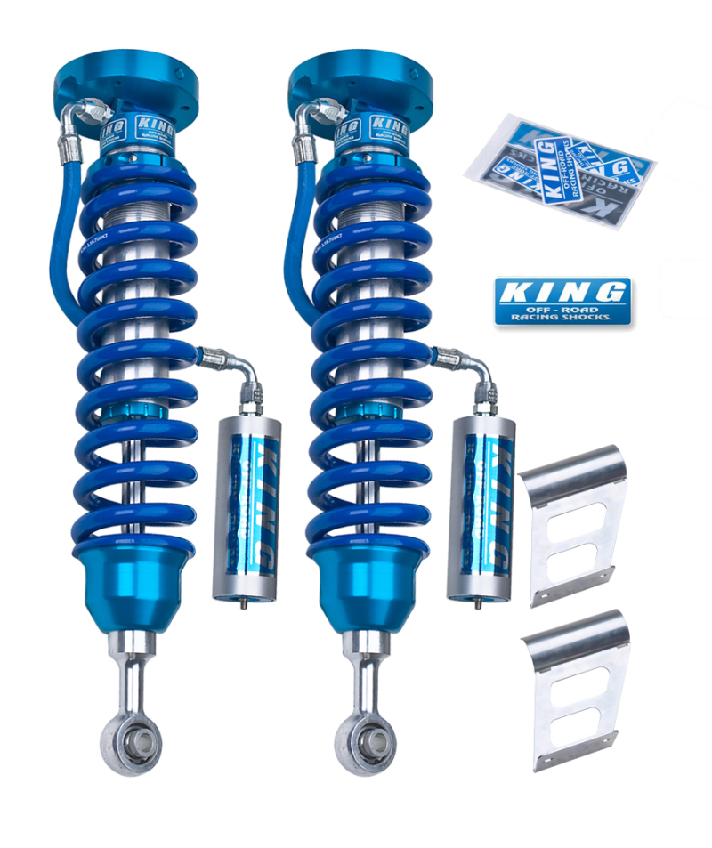 King Shocks 2007+ Toyota Tundra 2.5 Dia Front Coilover w/Remote Reservoir (Pair) - 25001-143