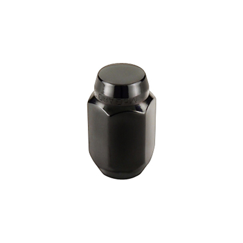 McGard Hex Lug Nut (Cone Seat) 1/2-20 / 13/16 Hex / 1.5in. Length (Box of 144) - Black - 69430