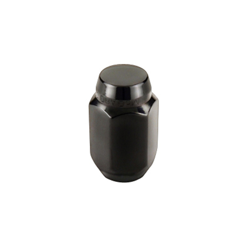 McGard Hex Lug Nut (Cone Seat) M12X1.5 / 13/16 Hex / 1.5in. Length (Box of 144) - Black - 69431