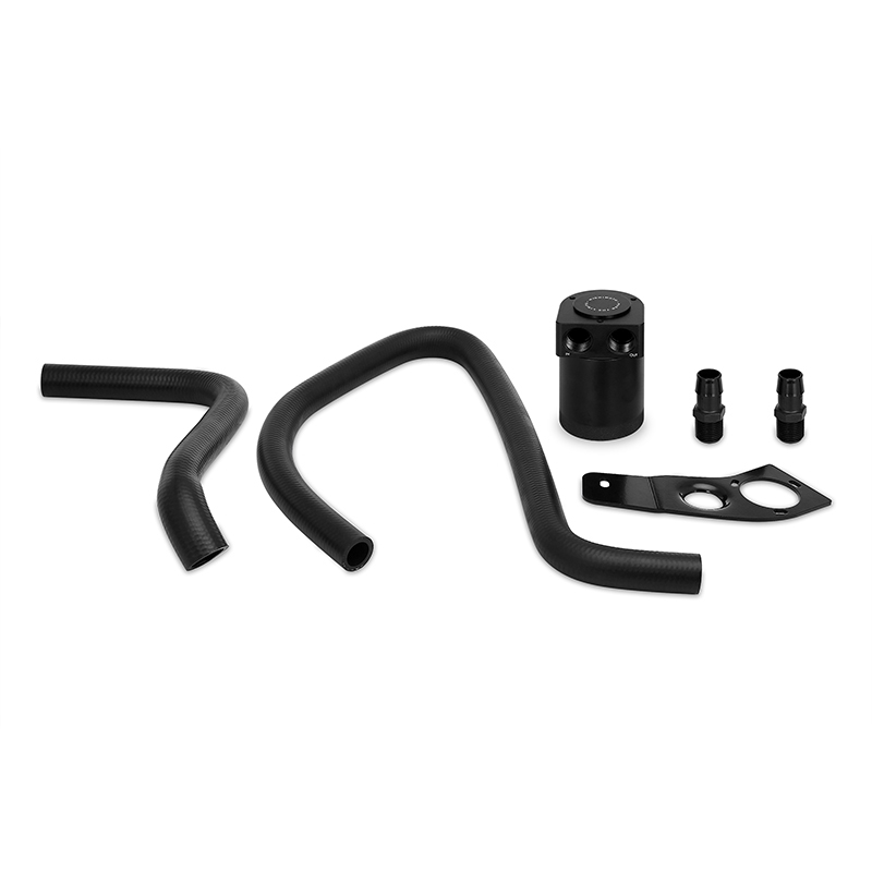 Mishimoto 11-13 BMW 335i/335ix/135i Baffled Oil Catch Can Kit - Black - MMBCC-N55-11CBE2