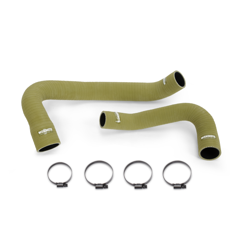 Mishimoto 07-11 Jeep Wrangler 6cyl Silicone Hose Kit Olive Drab - MMHOSE-WR6-07OD