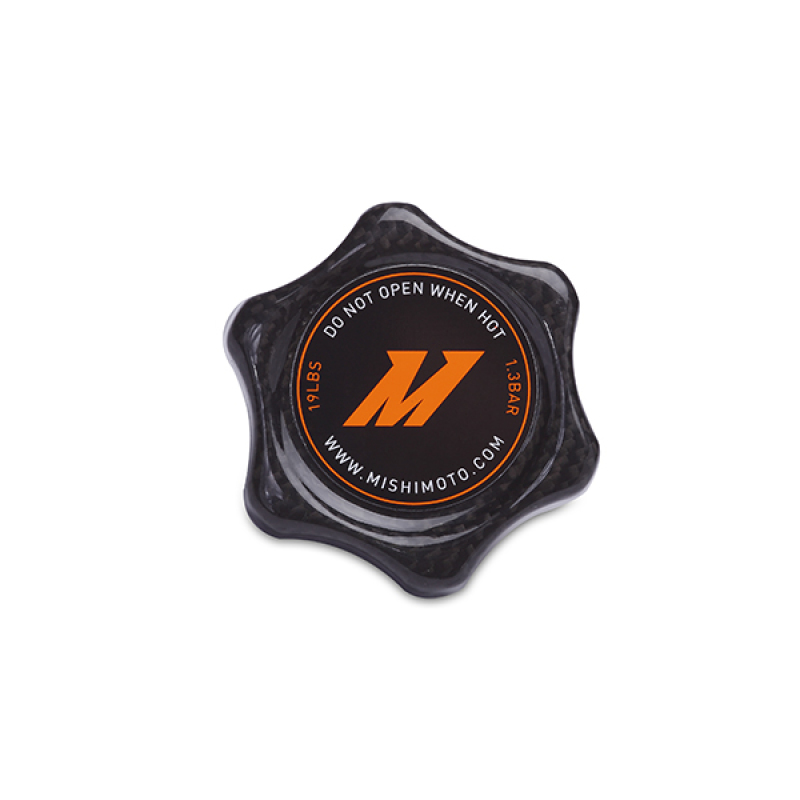 Mishimoto 1.3 Bar Rated Carbon Fiber Radiator Cap Small Import - MMRC-13-SMCF