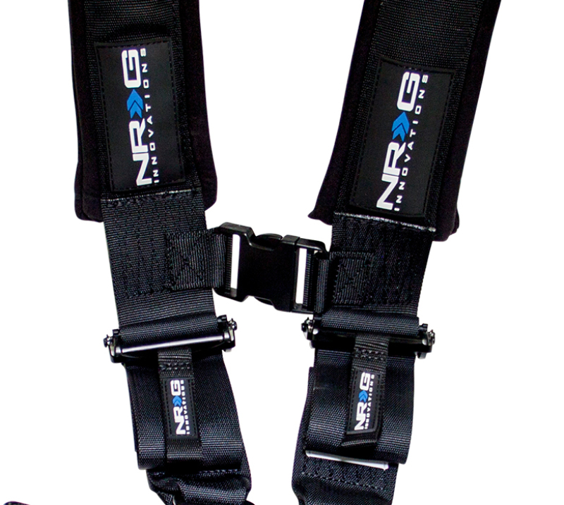 NRG SFI 16.1 5PT 3in. Seat Belt Harness / Latch Link - Black - SBH-5PCBK