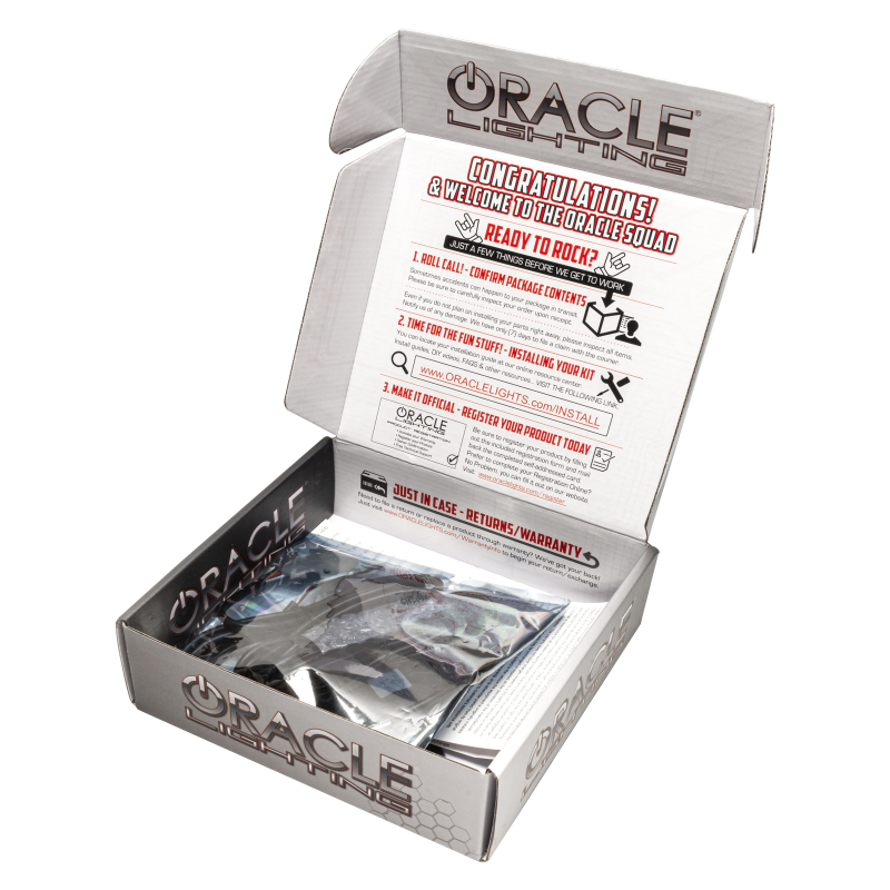 Oracle Chevy Camaro 10-13 LED Waterproof Fog Halo Kit - White SEE WARRANTY - 1247-001