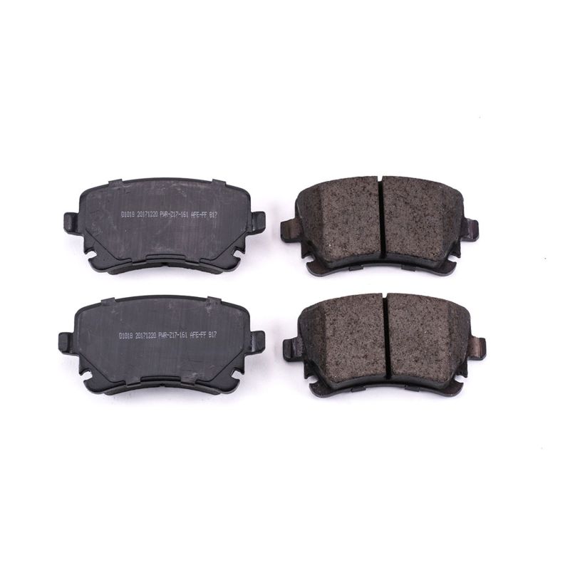 Power Stop 05-11 Audi A6 Quattro Rear Z16 Evolution Ceramic Brake Pads - 16-1018