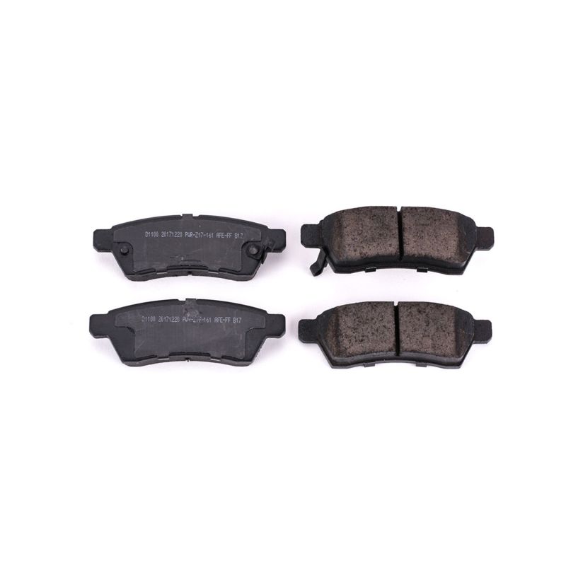 Power Stop 05-19 Nissan Frontier Rear Z16 Evolution Ceramic Brake Pads - 16-1100