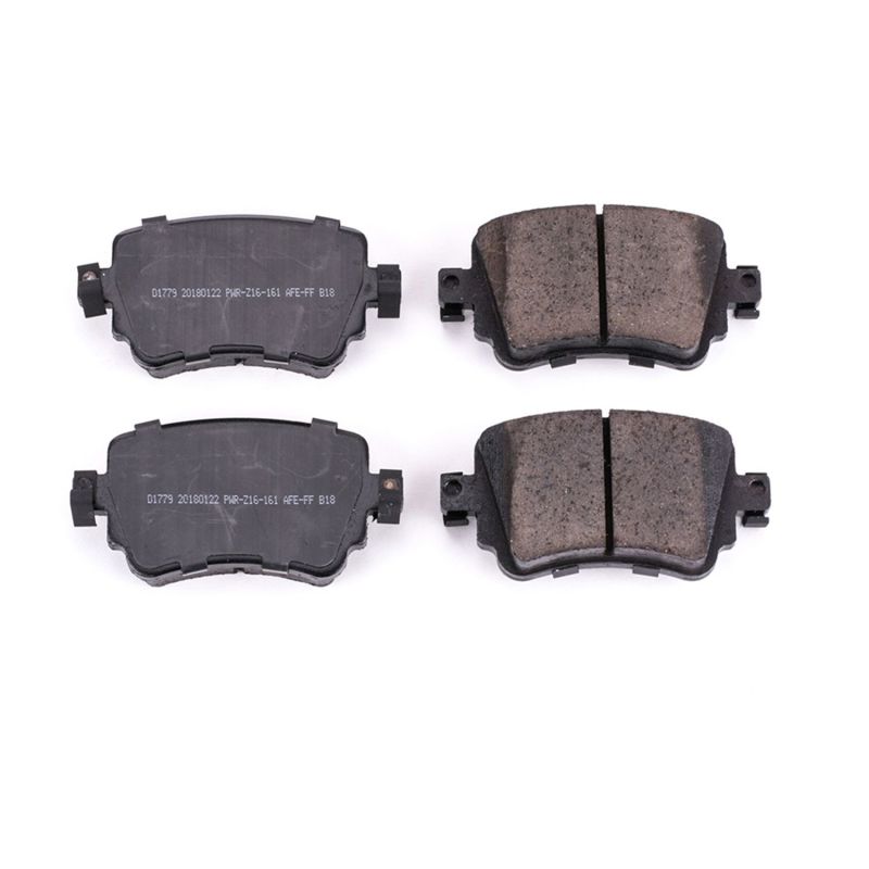 Power Stop 16-18 Audi Q3 Rear Z16 Evolution Ceramic Brake Pads - 16-1779