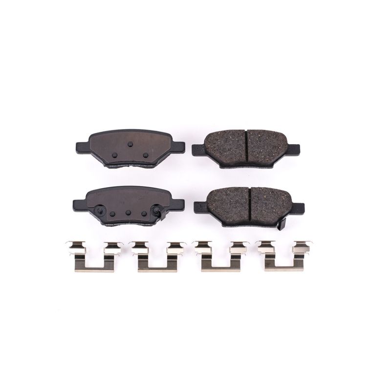 Power Stop 05-08 Chevrolet Cobalt Rear Z17 Evolution Ceramic Brake Pads w/Hardware - 17-1033