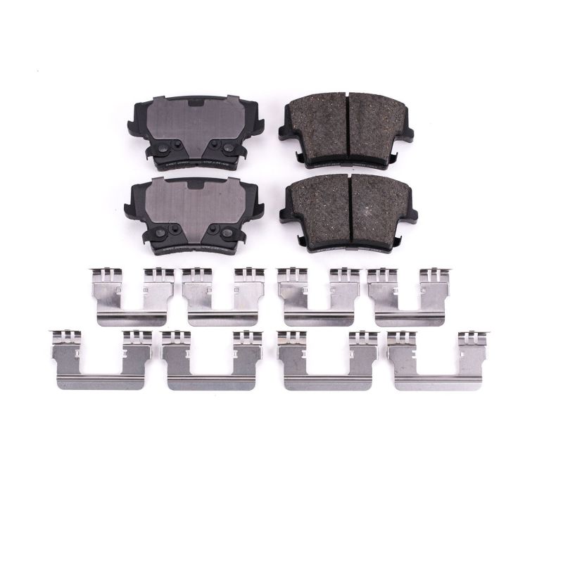 Power Stop 05-19 Chrysler 300 Rear Z17 Evolution Ceramic Brake Pads w/Hardware - 17-1057