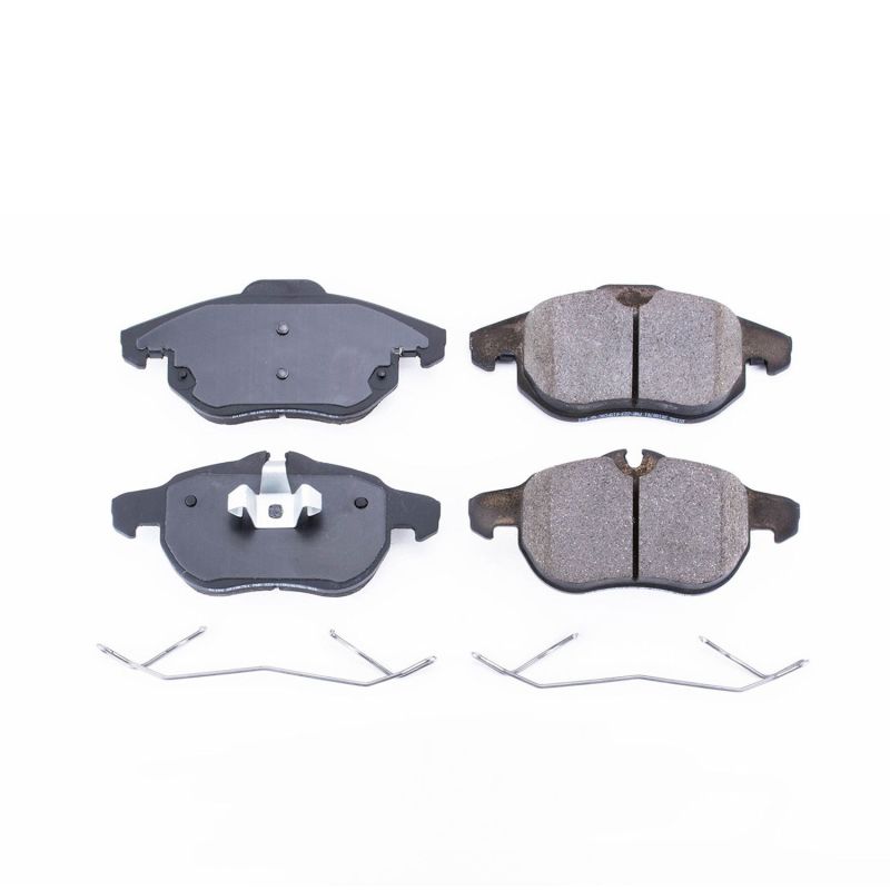 Power Stop 06-09 Saab 9-3 Front Z17 Evolution Ceramic Brake Pads w/Hardware - 17-1106