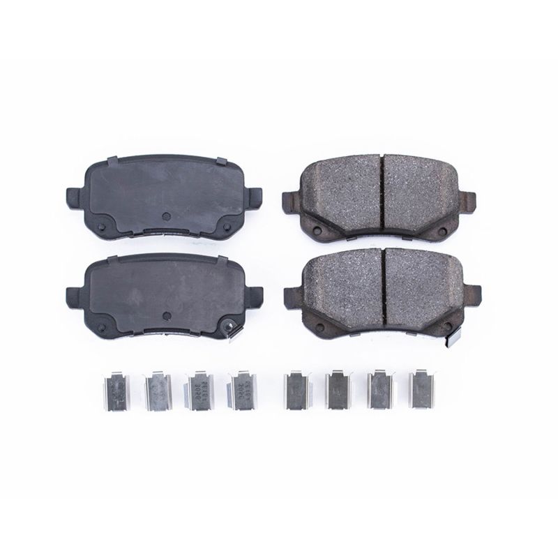 Power Stop 08-12 Chrysler Town & Country Rear Z17 Evolution Ceramic Brake Pads w/Hardware - 17-1326