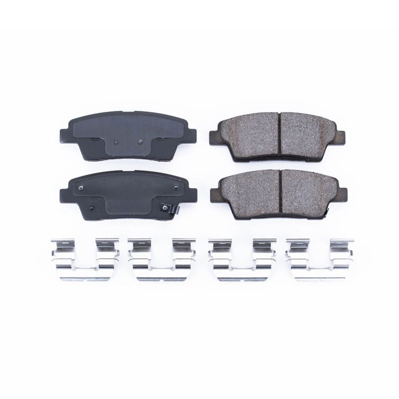 Power Stop 17-19 Genesis G80 Rear Z17 Evolution Ceramic Brake Pads w/Hardware - 17-1551