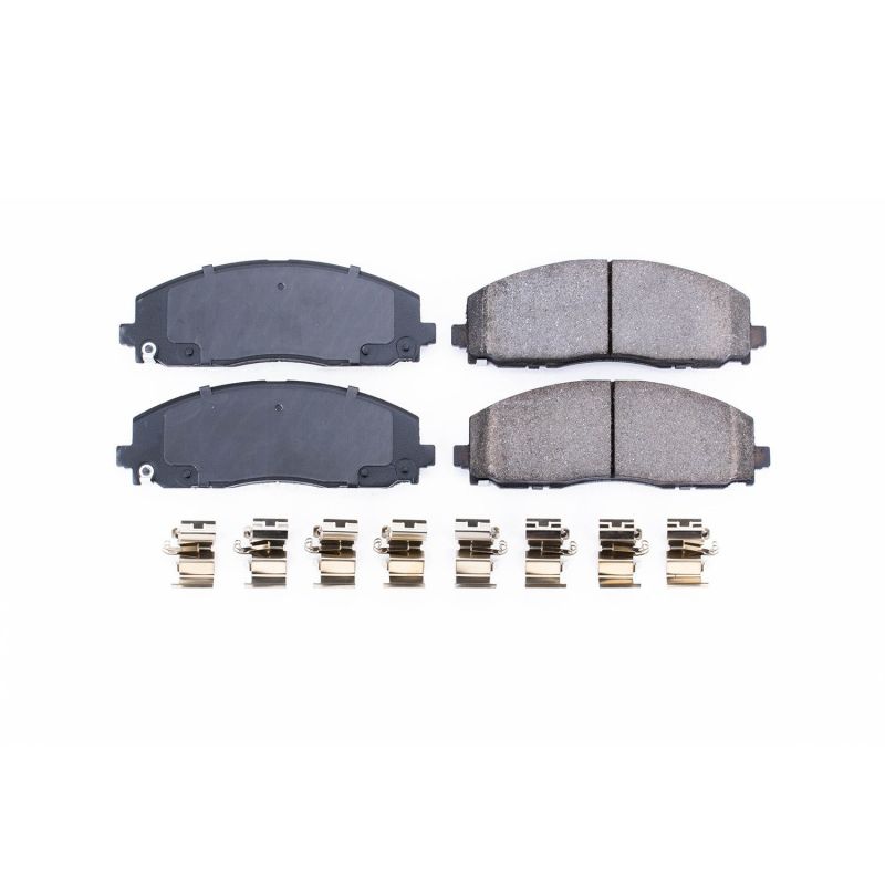 Power Stop 17-19 Chrysler Pacifica Front Z17 Evolution Ceramic Brake Pads w/Hardware - 17-1589