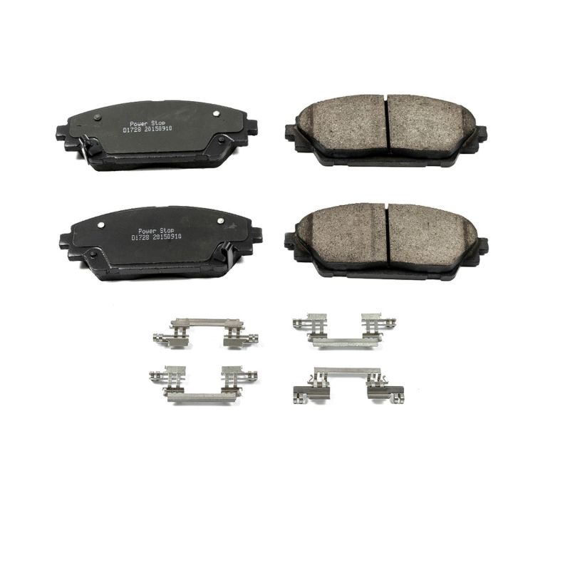 Power Stop 14-18 Mazda 3 Front Z17 Evolution Ceramic Brake Pads w/Hardware - 17-1728