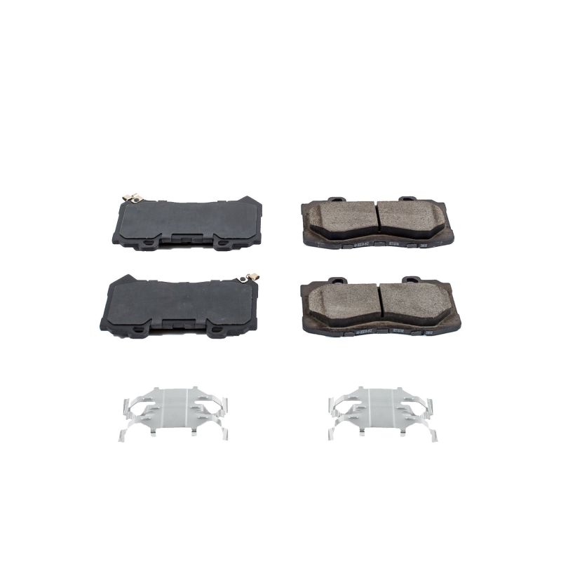 Power Stop 15-19 Chevrolet Colorado Front Z17 Evolution Ceramic Brake Pads w/Hardware - 17-1802