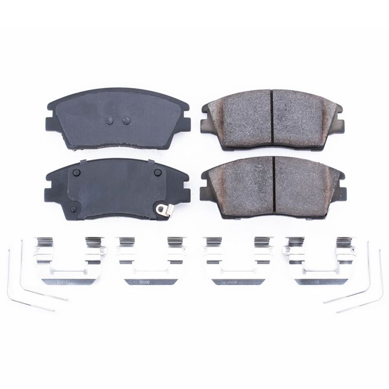 Power Stop 17-19 Hyundai Elantra Front Z17 Evolution Ceramic Brake Pads w/Hardware - 17-1847