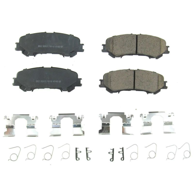 Power Stop 17-19 Nissan Titan Rear Z17 Evolution Ceramic Brake Pads w/Hardware - 17-2032