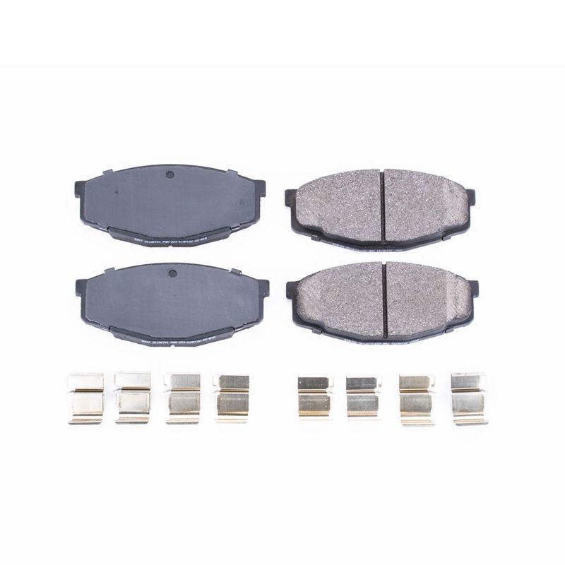 Power Stop 87-95 Toyota Pickup Front Z17 Evolution Ceramic Brake Pads w/Hardware - 17-207