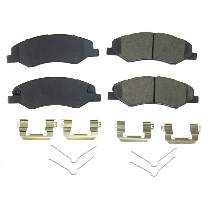 Power Stop 18-19 Honda Odyssey Front Z17 Evolution Ceramic Brake Pads w/Hardware - 17-2089