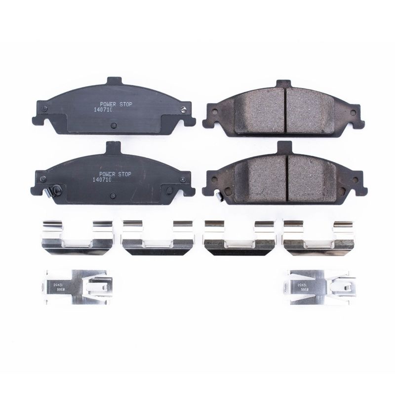 Power Stop 04-05 Chevrolet Classic Front Z17 Evolution Ceramic Brake Pads w/Hardware - 17-727