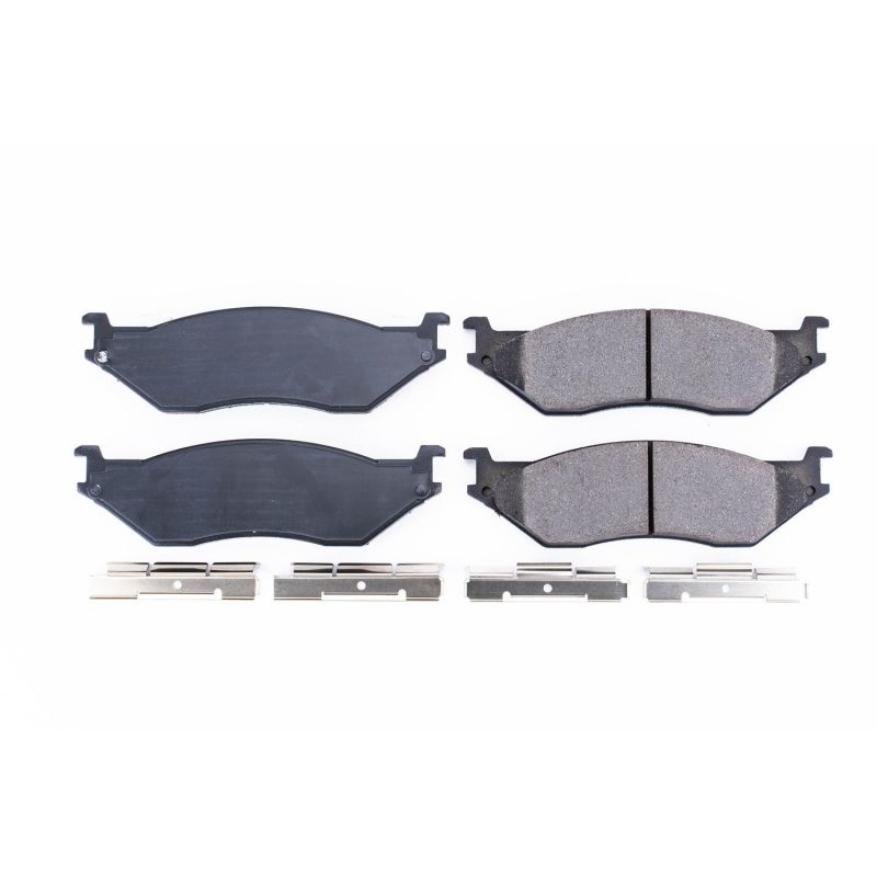 Power Stop 2002 Ford E-550 Econoline SD Front or Rear Z17 Evolution Ceramic Brake Pads w/Hardware - 17-777