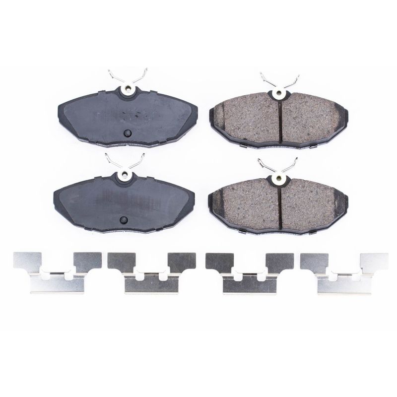 Power Stop 2005 Jaguar Vanden Plas Rear Z17 Evolution Ceramic Brake Pads w/Hardware - 17-806