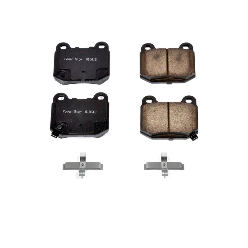 Power Stop 03-05 Infiniti G35 Rear Z17 Evolution Ceramic Brake Pads w/Hardware - 17-961