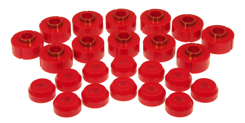 Prothane 63-91 Jeep Wagoneer Body Mount - Red - 1-106