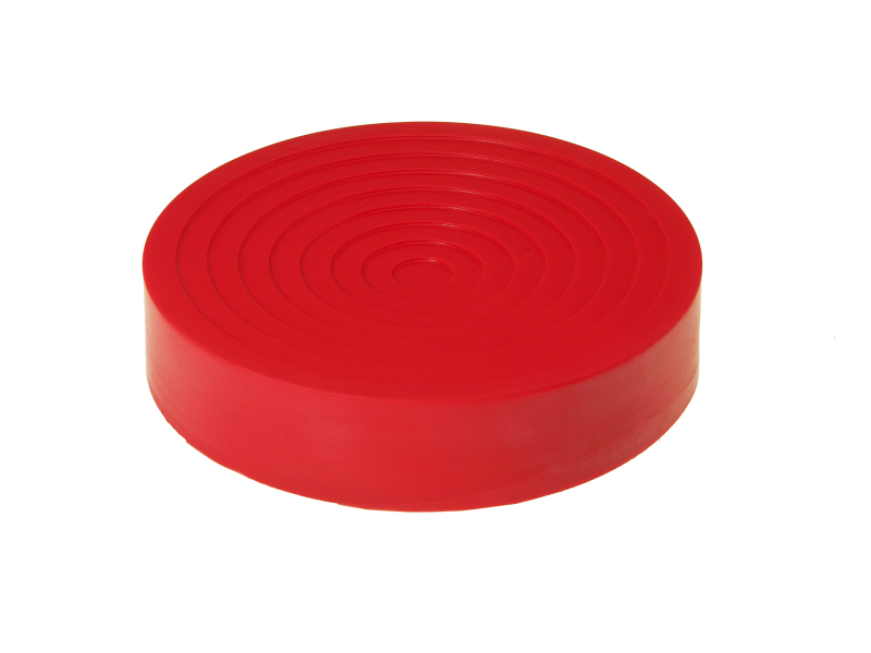 Prothane Universal Jack Pad 9in Diameter Model - Red - 19-1402