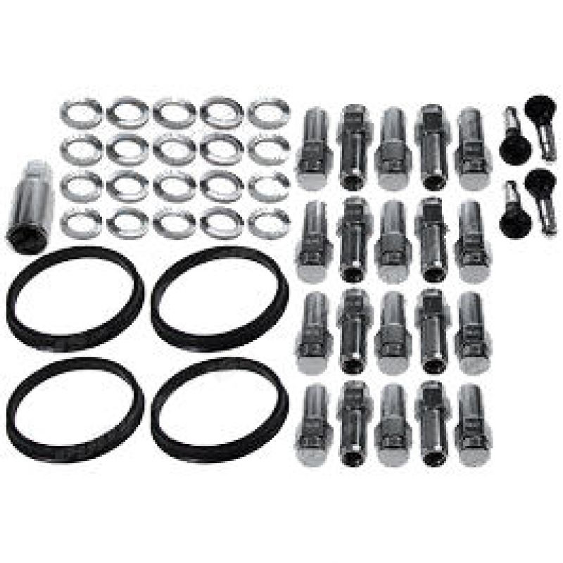 Race Star 14mmx2.0 Lightning Truck Closed End Deluxe Lug Kit - 20 PK - 601-1410-20