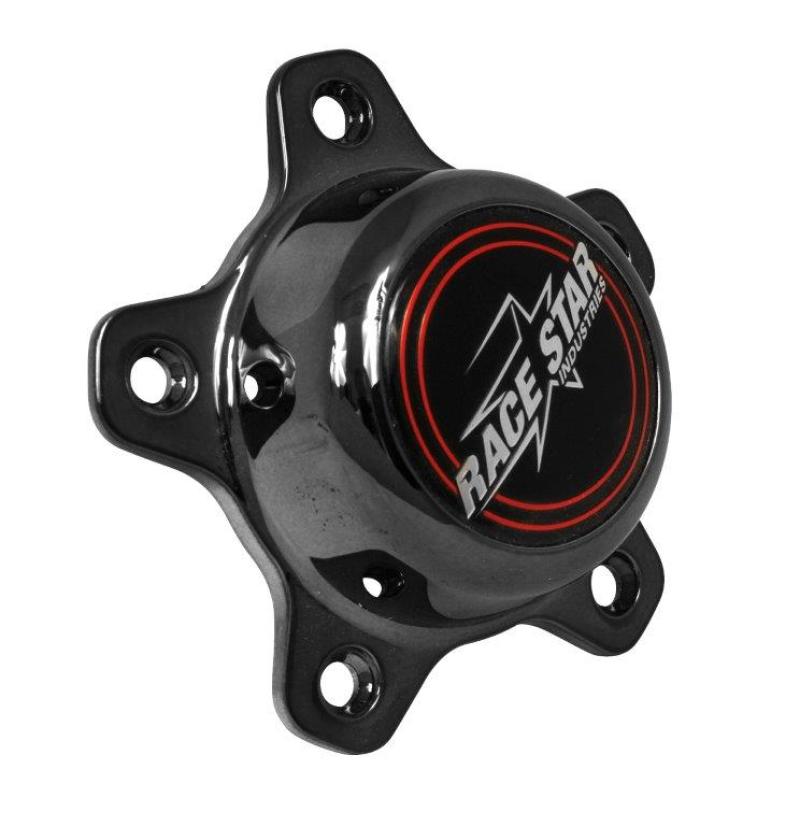 Race Star 5 Lug Cap Tall Plastic Dark Star (incl. Medallion & Screws) - 615-5095-D1