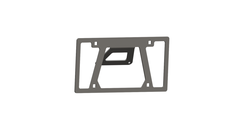 Road Armor Universal Front License Plate Mount- Tex Blk - LPB-ID