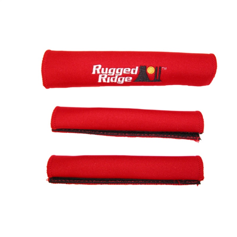 Rugged Ridge Neo Door&Grab Handle Covers Red 87-95 Jeep Wrangler YJ - 13305.51